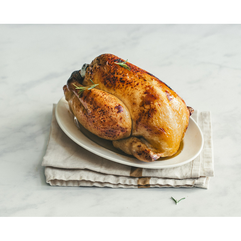 Poulet rôti fermier