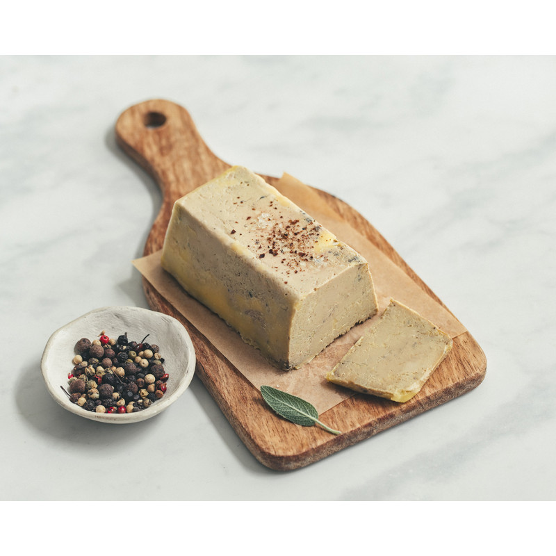 Foie gras de canard entier mi-cuit du Sud-Ouest à la fleur de sel 200g