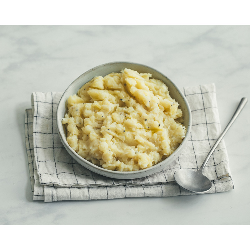 Ecrasé de pommes de terre au beurre truffé (tuber aestivum, 4.9%) 500g