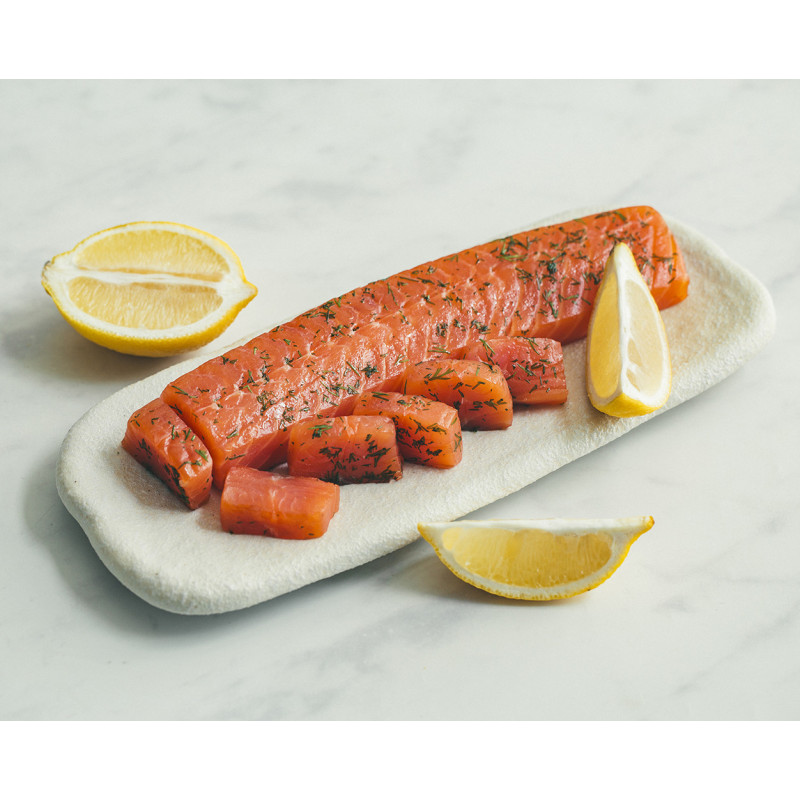 Cœur de saumon gravlax 300g