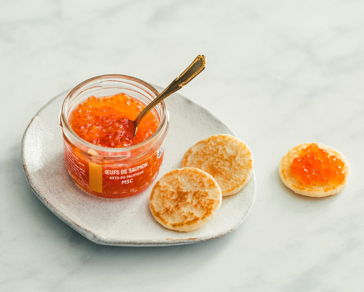 Caviar et œufs de poissons
